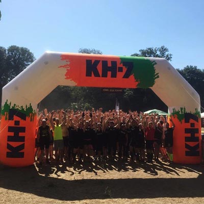 Carrera de obstáculos Maori race