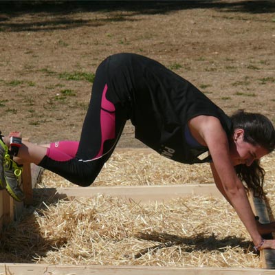 Carrera de obstáculos Maori race